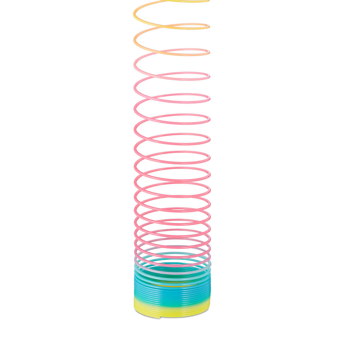 4XREGENBOGENSPIRALE - Multicolor, Kunststoff (8.5/10/8.5cm) - Relaxdays