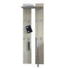 GARDEROBENPANEEL Wandpaneel Eiche sägerau - Eiche San Remo, Holzwerkstoff (57/170/20cm) - Vladon