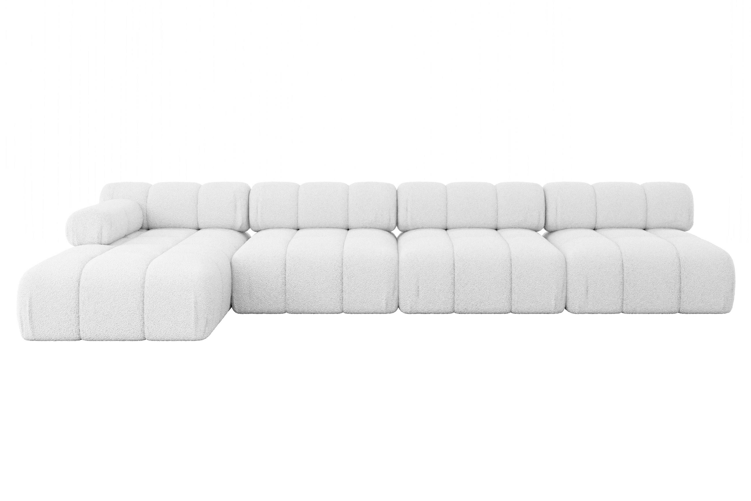 Altdecor Ecksofa Weiß 380x160 cm