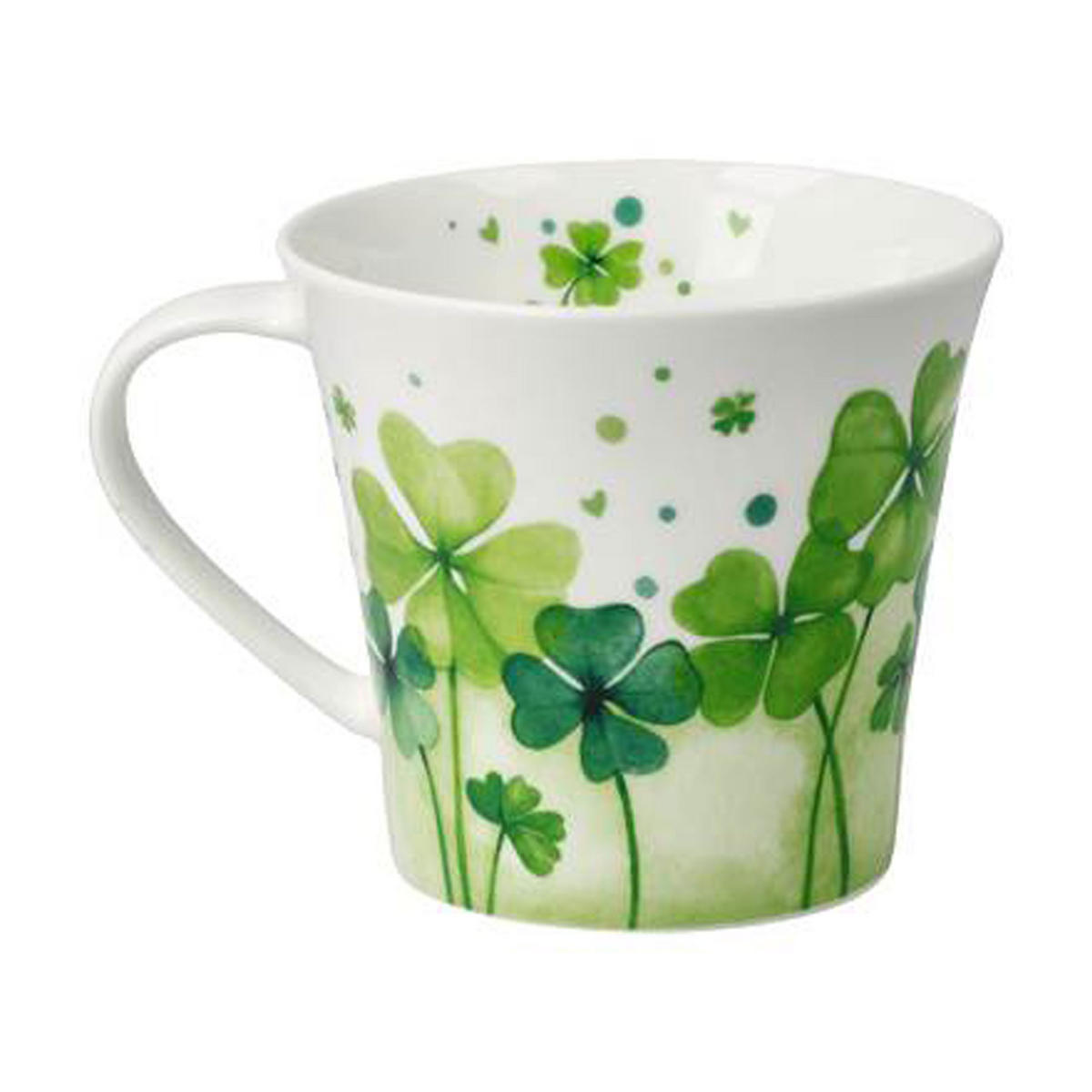 TEETASSE Fiore - Happiness, Fine Bone China, grün - Grün, Keramik (0.35L) - Goebel