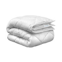 4-JAHRESZEITEN BETTDECKENSET Lykke - Mikrofaserbezug - Füllung aus silikonisierter Polyester-Hohlfaser - 2-teilig - 155x220 cm - Weiß - Weiß, Textil (155/220cm) - SCHIESSER