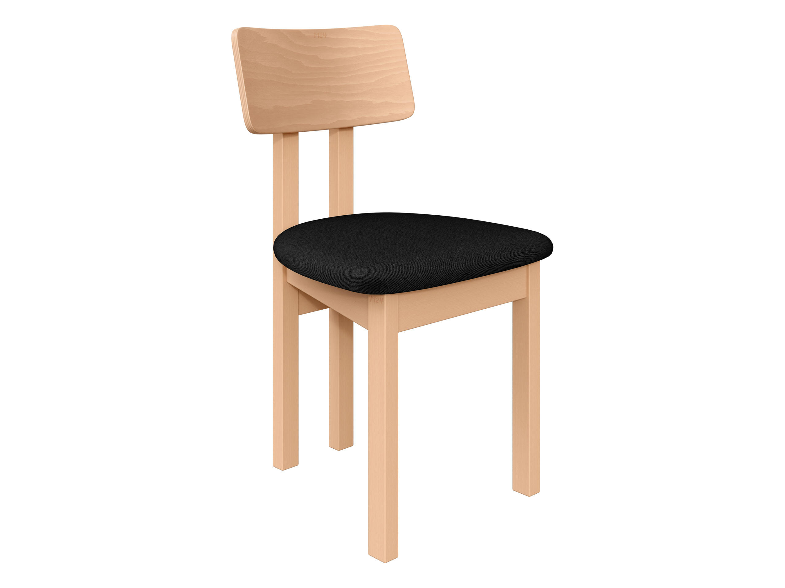 ESSZIMMERSTUHL Divo II - Schwarz/Eiche Artisan, Holz/Textil (47/85/48cm) - MIRJAN24