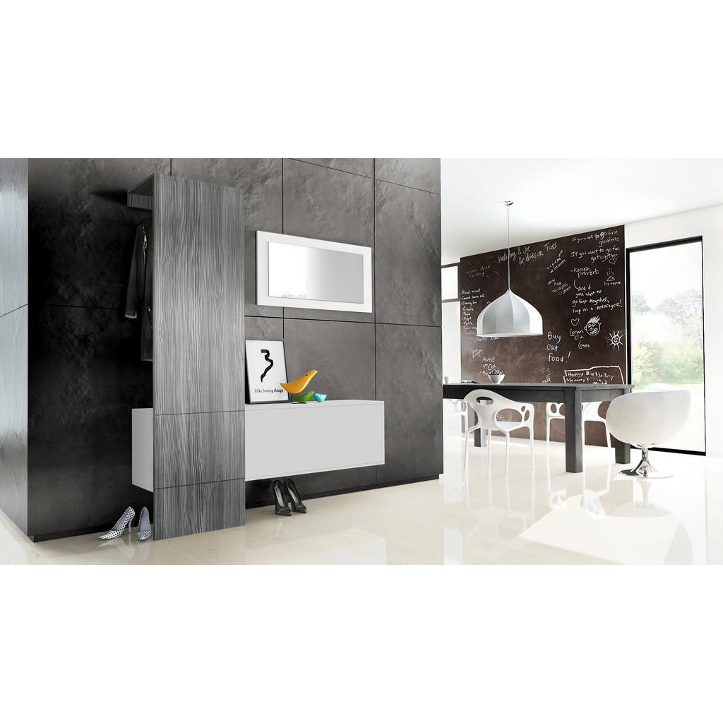 Thumbnail - Vladon Garderobe, Anthrazit, Holzwerkstoff, 156x193x35 cm, Garderobe, Garderoben-Sets & Serien, Garderoben-Sets