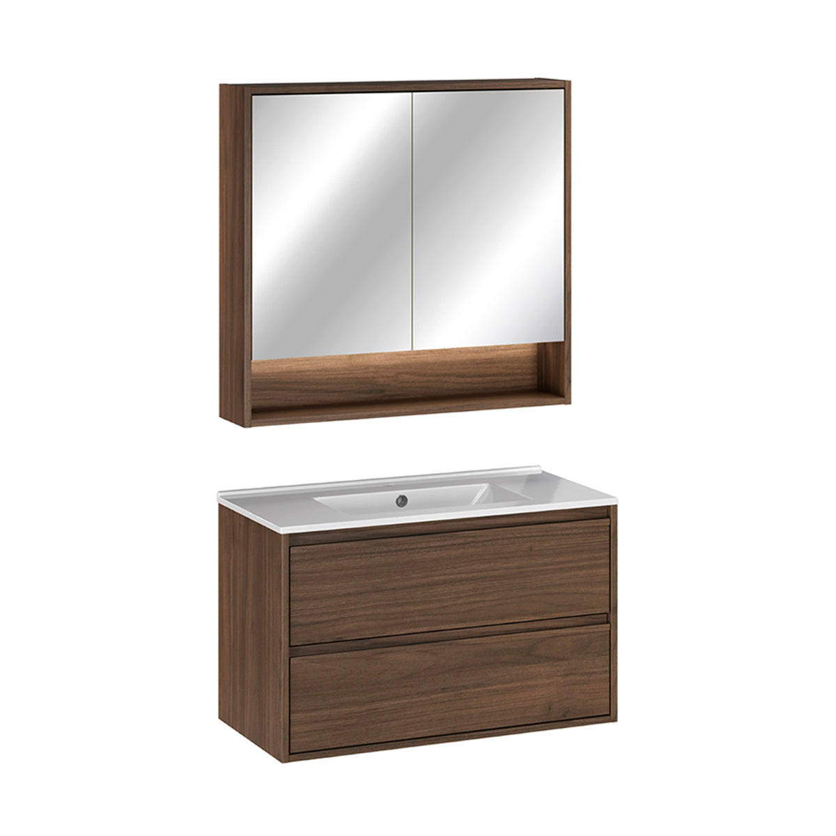 Petits-meubles KOUPELNOVÝ NÁBYTEK 81cm Edmé 2er-Set Dřevo