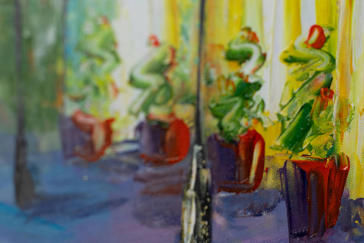 ACRYLBILD HANDGEMALT 120/60 cm - Multicolor, Holz/Textil (2/60cm) - KUNSTLOFT