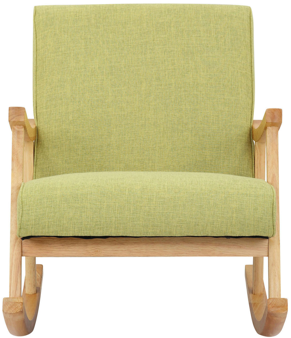 SCHAUKELSTUHL Stoff hellgrün - Hellgrün, Holz/Textil (67/82/92cm) - CLP