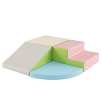 SOFTBAUSTEINE Grün (4-teilig) - Grün, Leder (46/25/46cm) - COSTWAY