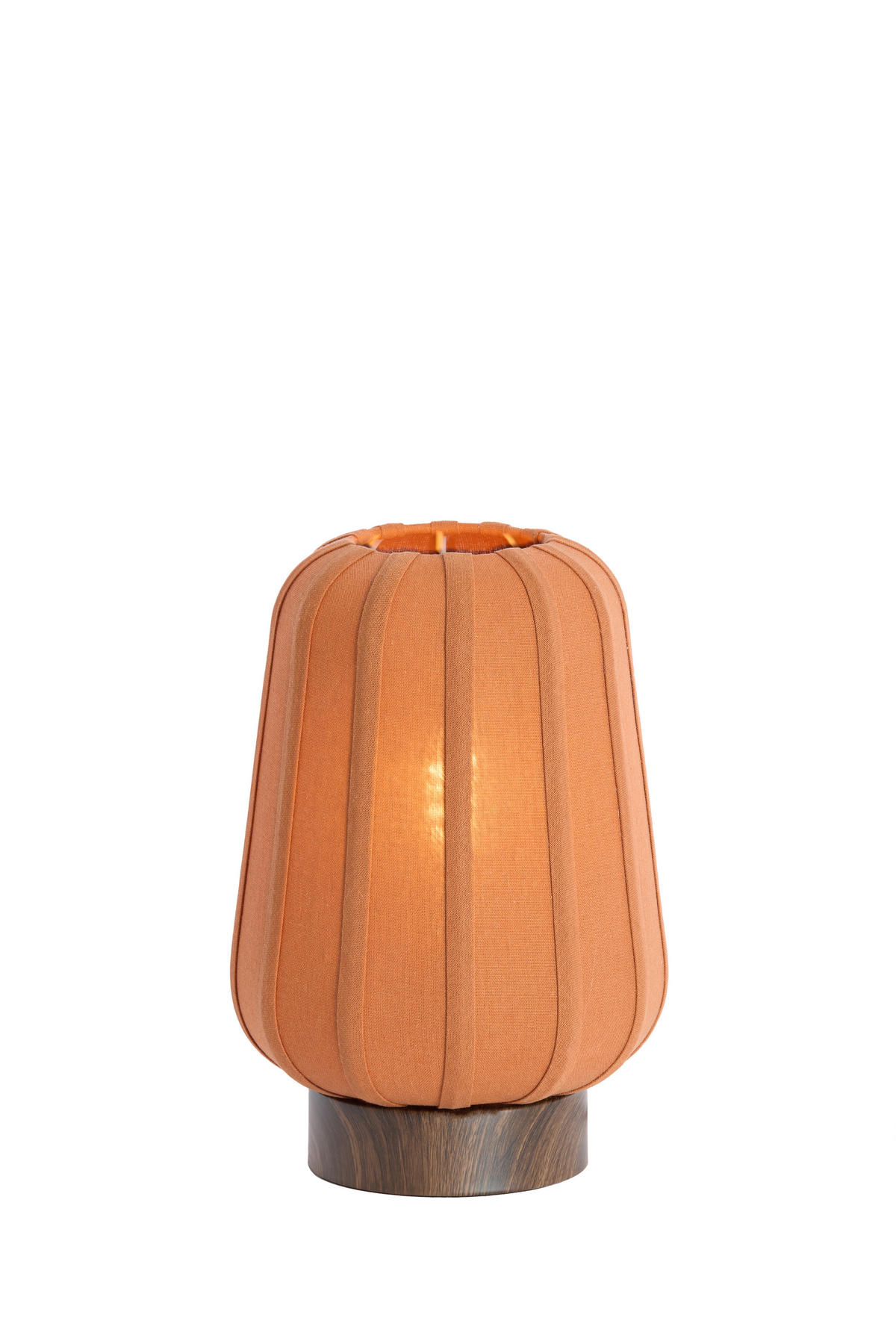 TISCHLAMPE Bibury Orange Ø20/29 cm - Orange, Textil (20/20/29cm) - Light & Living