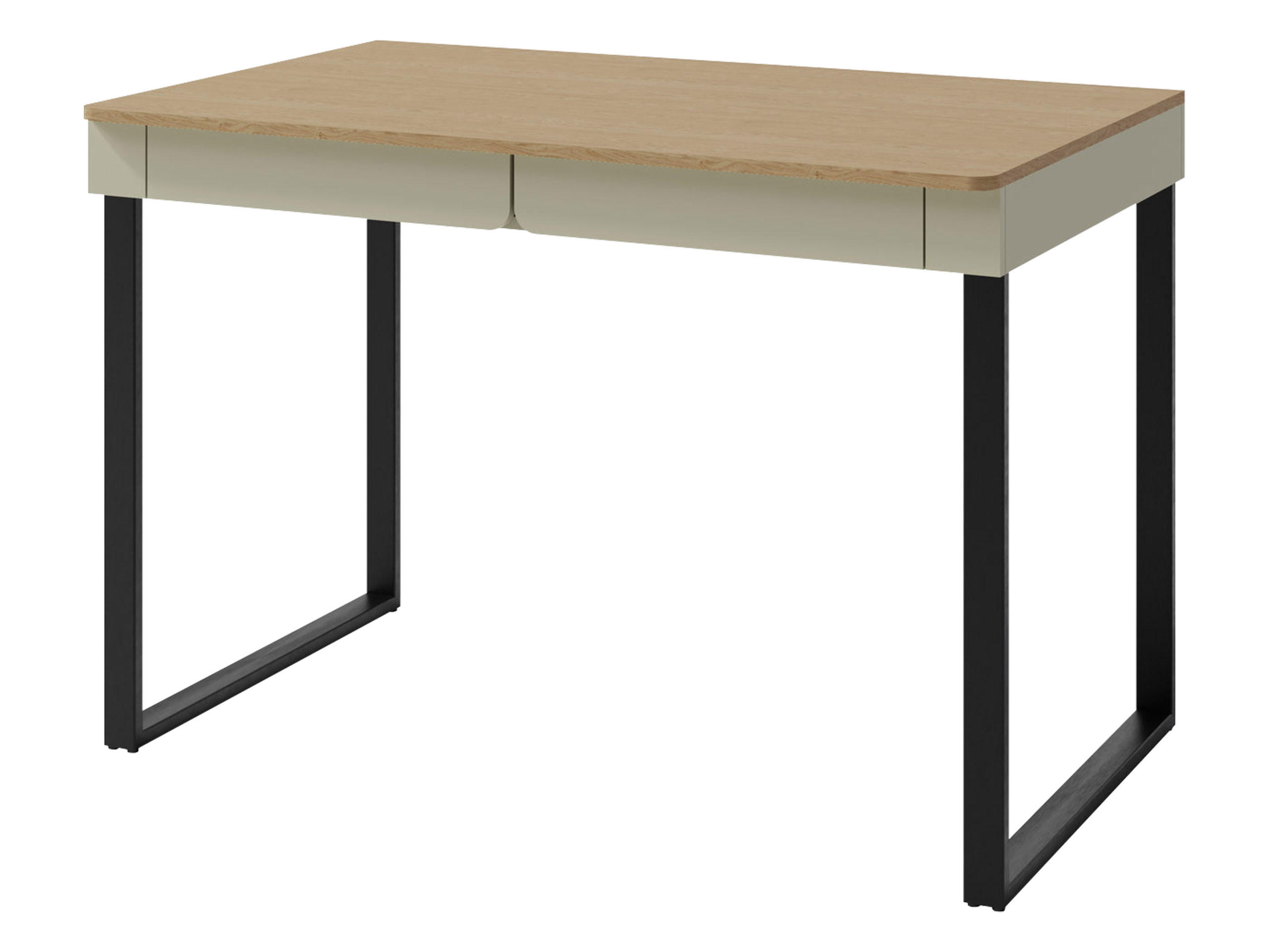 SCHREIBTISCH Luca LC11 - Schwarz/Grün, Holzwerkstoff (63/125/75cm) - MIRJAN24