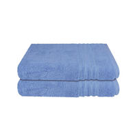 DUSCHTUCHSET Milano - 2-teilig - 70x140 cm - Hellblau - Hellblau, Textil (70/140cm) - SCHIESSER