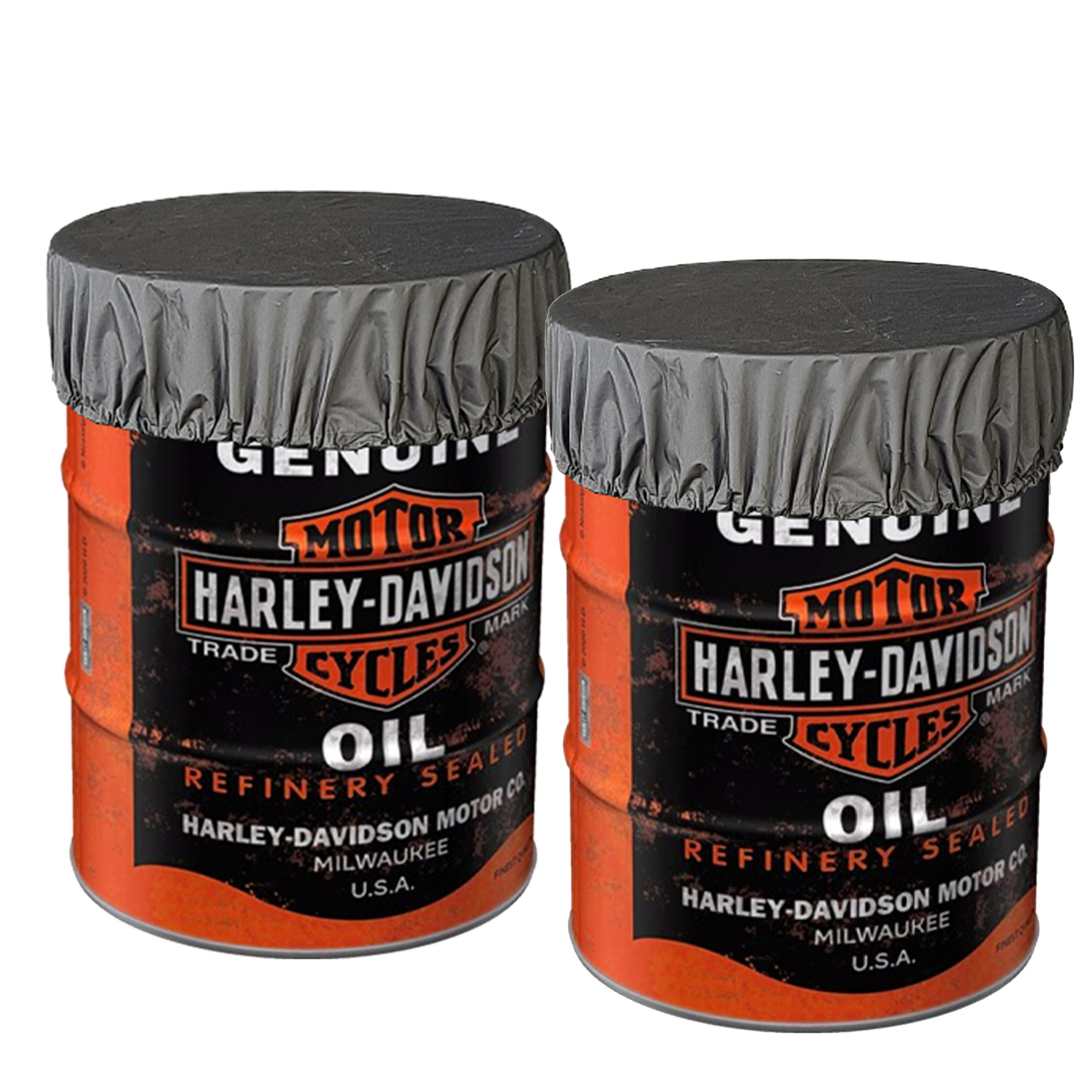 2 Stück Fasshaube 60cm Poly - Grau, Textil (96/15/96cm) - QUICK STAR