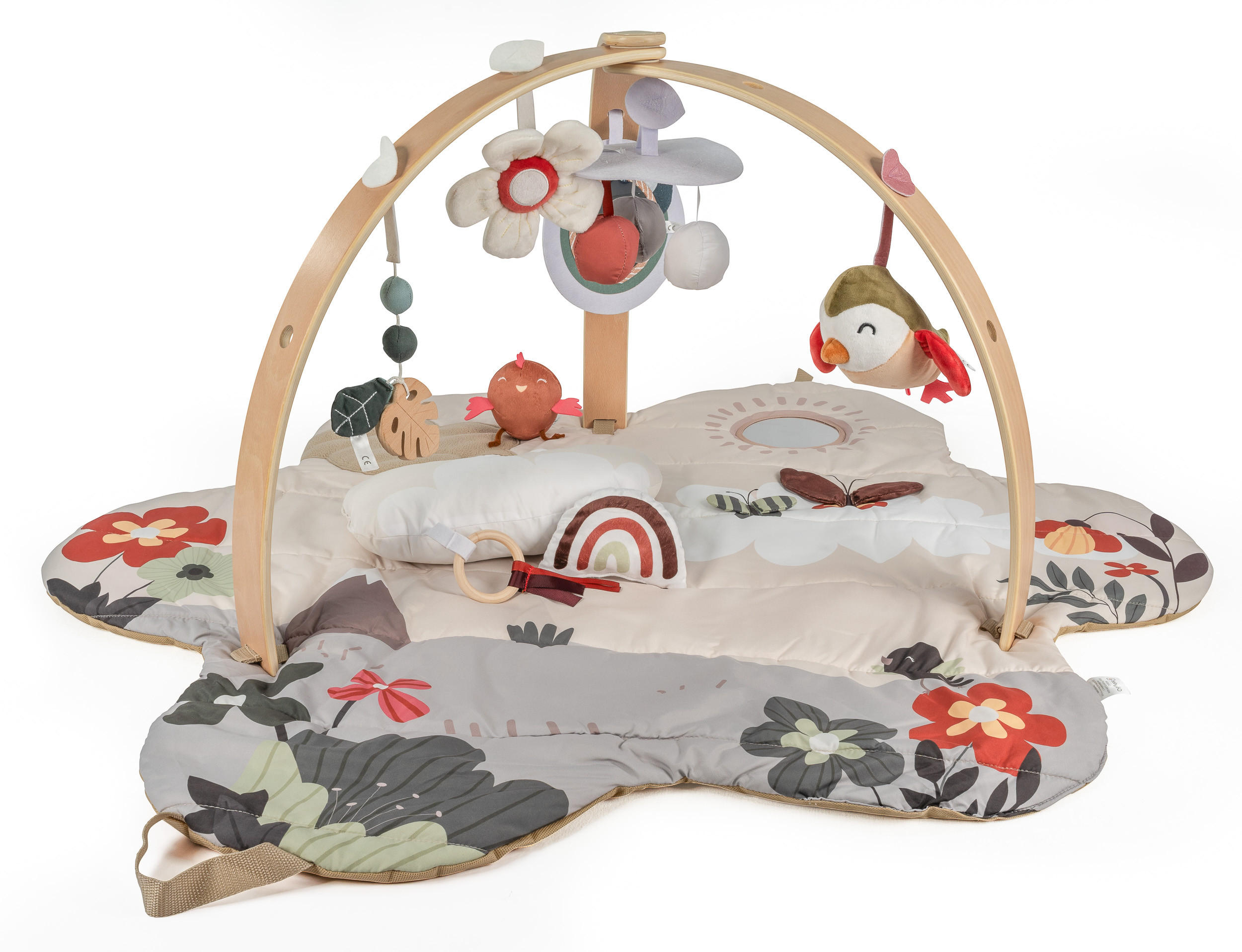 SPIELBOGEN Bianca Flower - Multicolor, Holz (57/90cm) - BabyGo