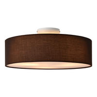 DECKENLEUCHTE Omaha - Braun, Kunststoff (45/45/17cm) - lux.pro