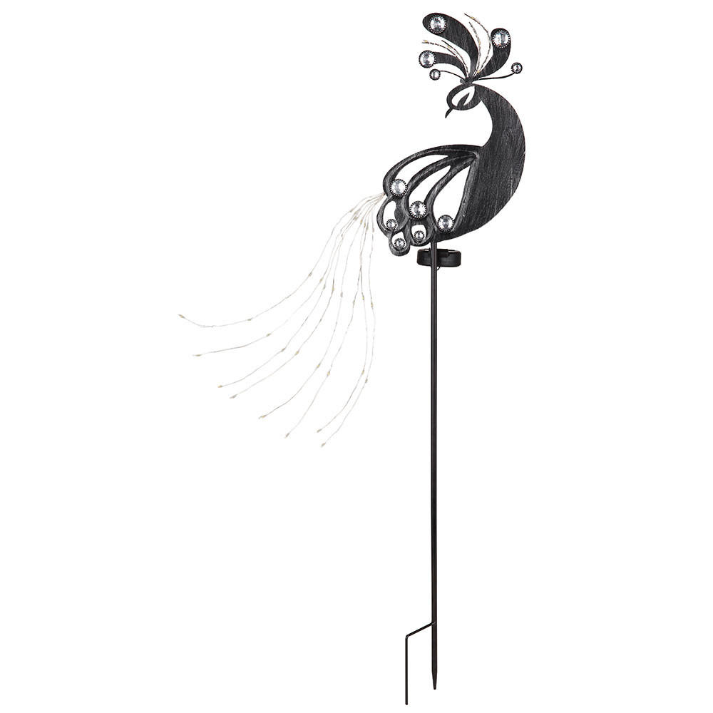 LED AUSSENLEUCHTE Pfau Design Schwarz Metall - Schwarz, Metall (17.5/4.5/88cm) - Globo Lighting