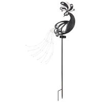 LED AUSSENLEUCHTE Pfau Design Schwarz Metall - Schwarz, Metall (17.5/4.5/88cm) - Globo Lighting