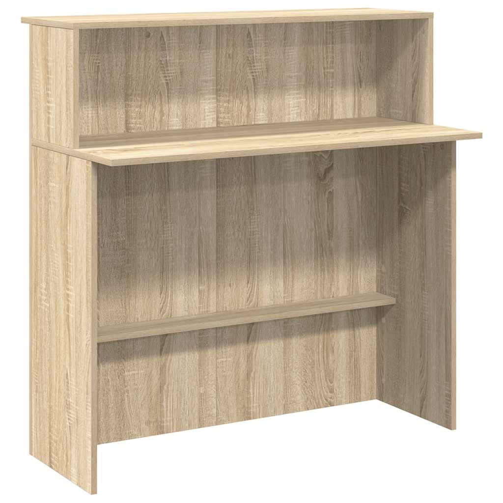 vidaXL Empfangstheke Sonoma Eiche 100x103.5x50 cm