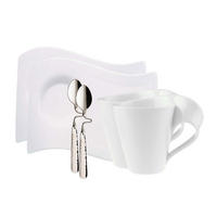 BECHER-SET NewWave weiß 6er Set - Weiß, Keramik/Kunststoff (0.24L) - Villeroy & Boch