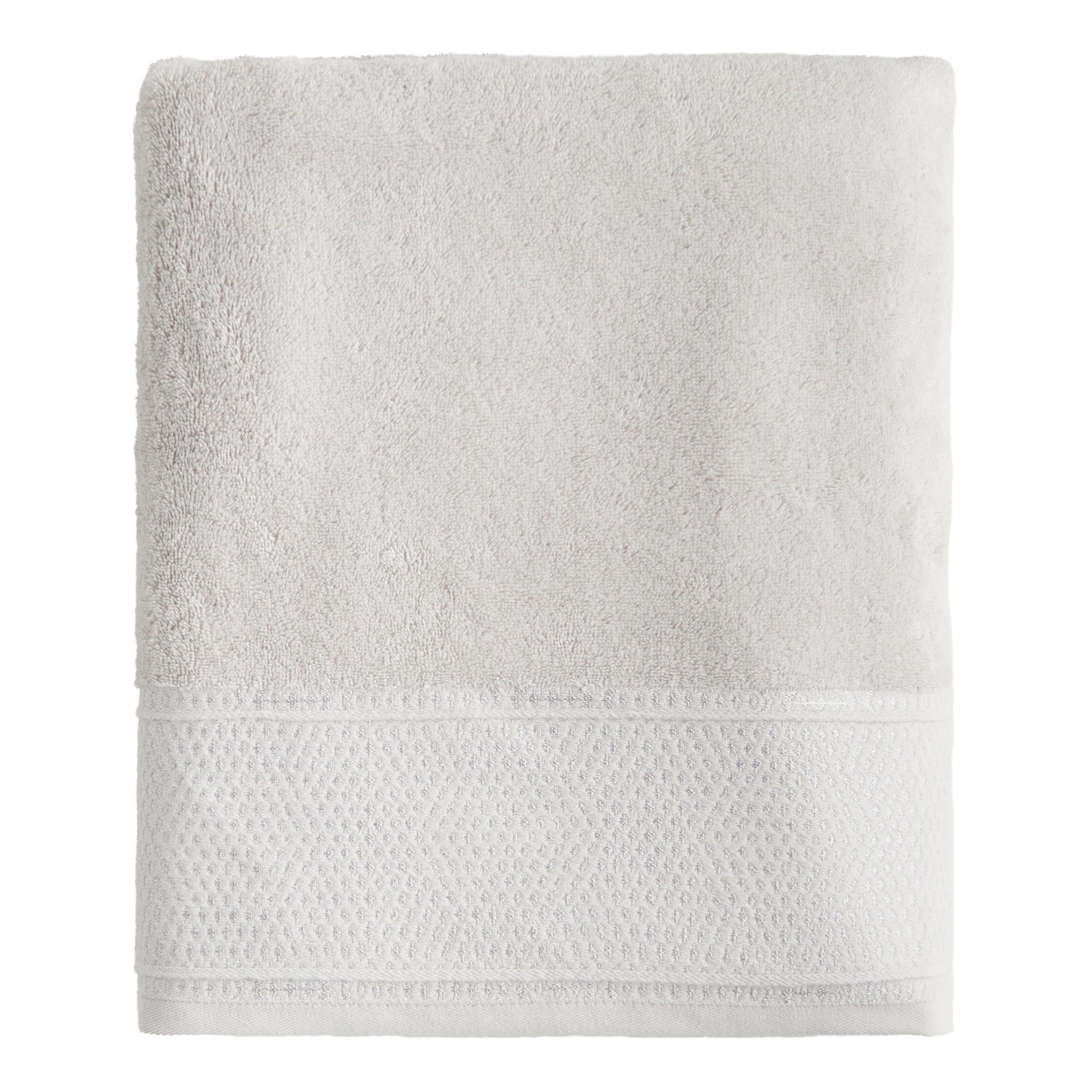 HANDTUCH AUS äGYPTISCHER BAUMWOLLE Destello - Grau, Textil (100/140cm) - home&you