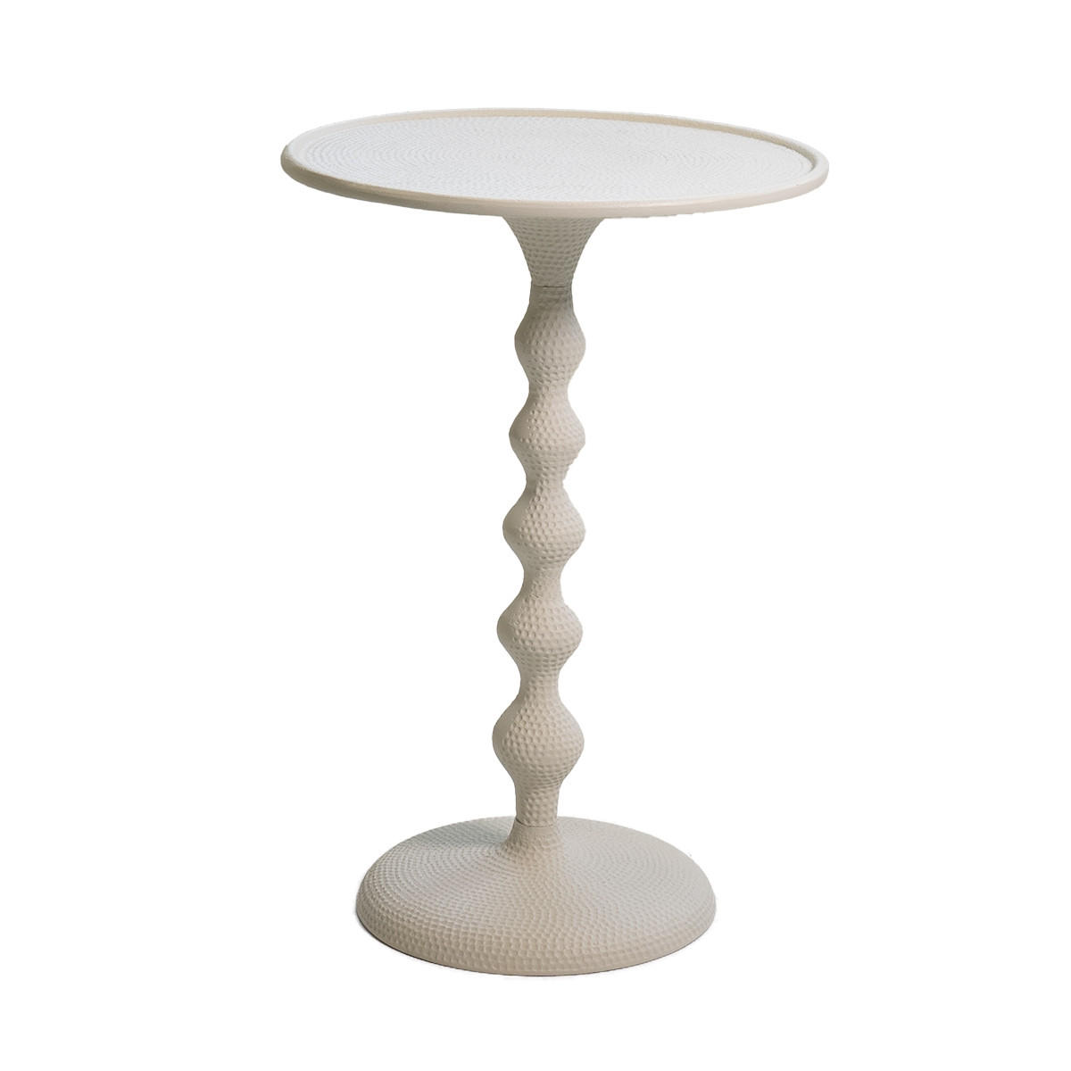 BEISTELLTISCH rund aus Aluminium 38cm, grau - Grau, Metall (38/38/56cm) - Giga Meubel