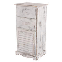 KOMMODE SCHRANK Weiß - Weiß, Holz (40/81/32cm) - MCW