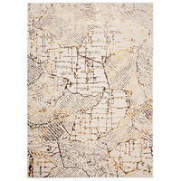 TEPPICH GOLDEN Creme 140/200 cm - Creme, Kunststoff (140/200cm) - Tapiso