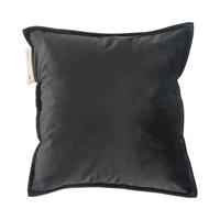 HEIZKISSEN Plush 45x45cm Onyx - Schwarz, Textil (45/45cm) - Pleafs