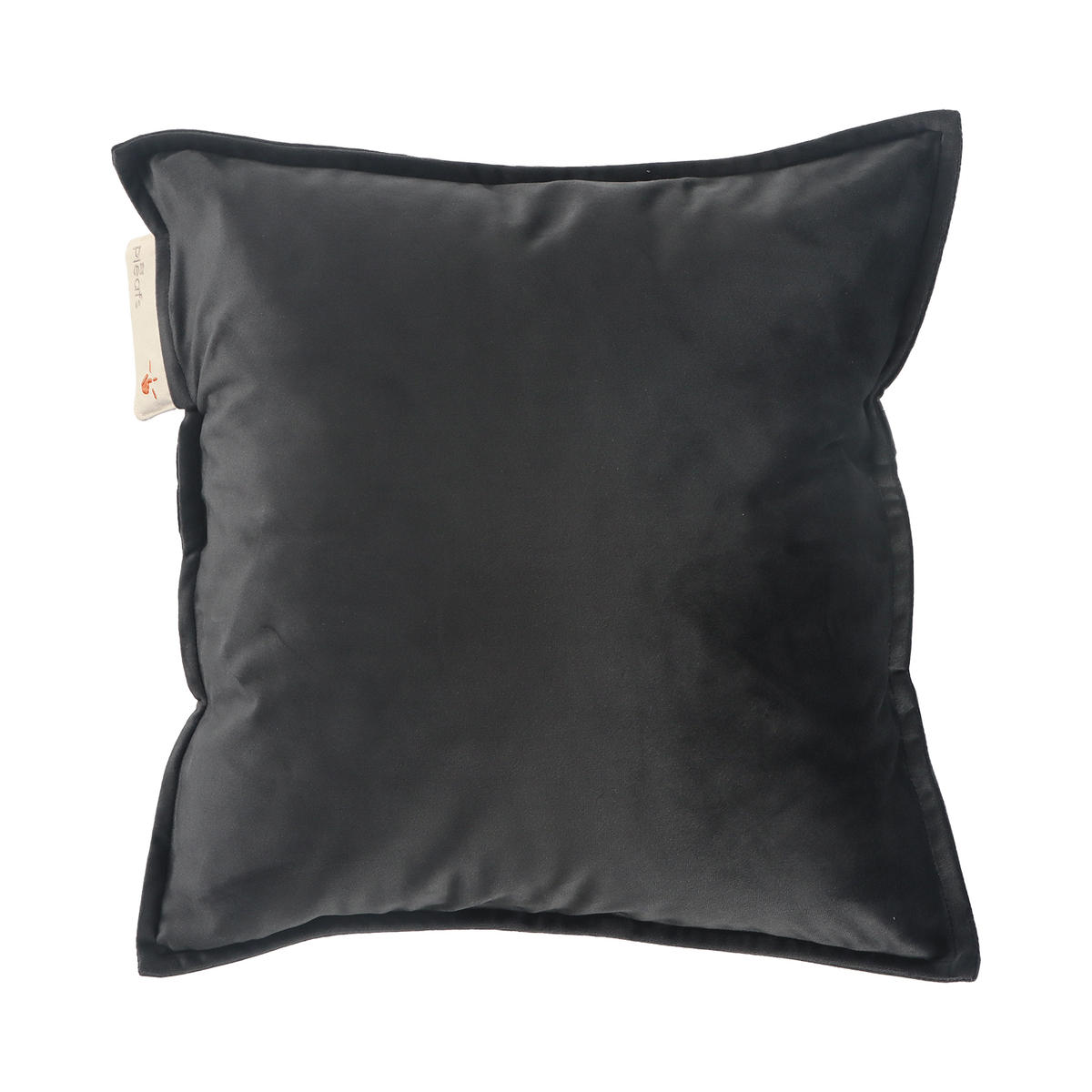 HEIZKISSEN Plush 45x45cm Onyx - Schwarz, Textil (45/45cm) - Pleafs