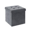 SITZBANK GABORONE - Grau, Holzwerkstoff (38/38/38cm) - Hansiro