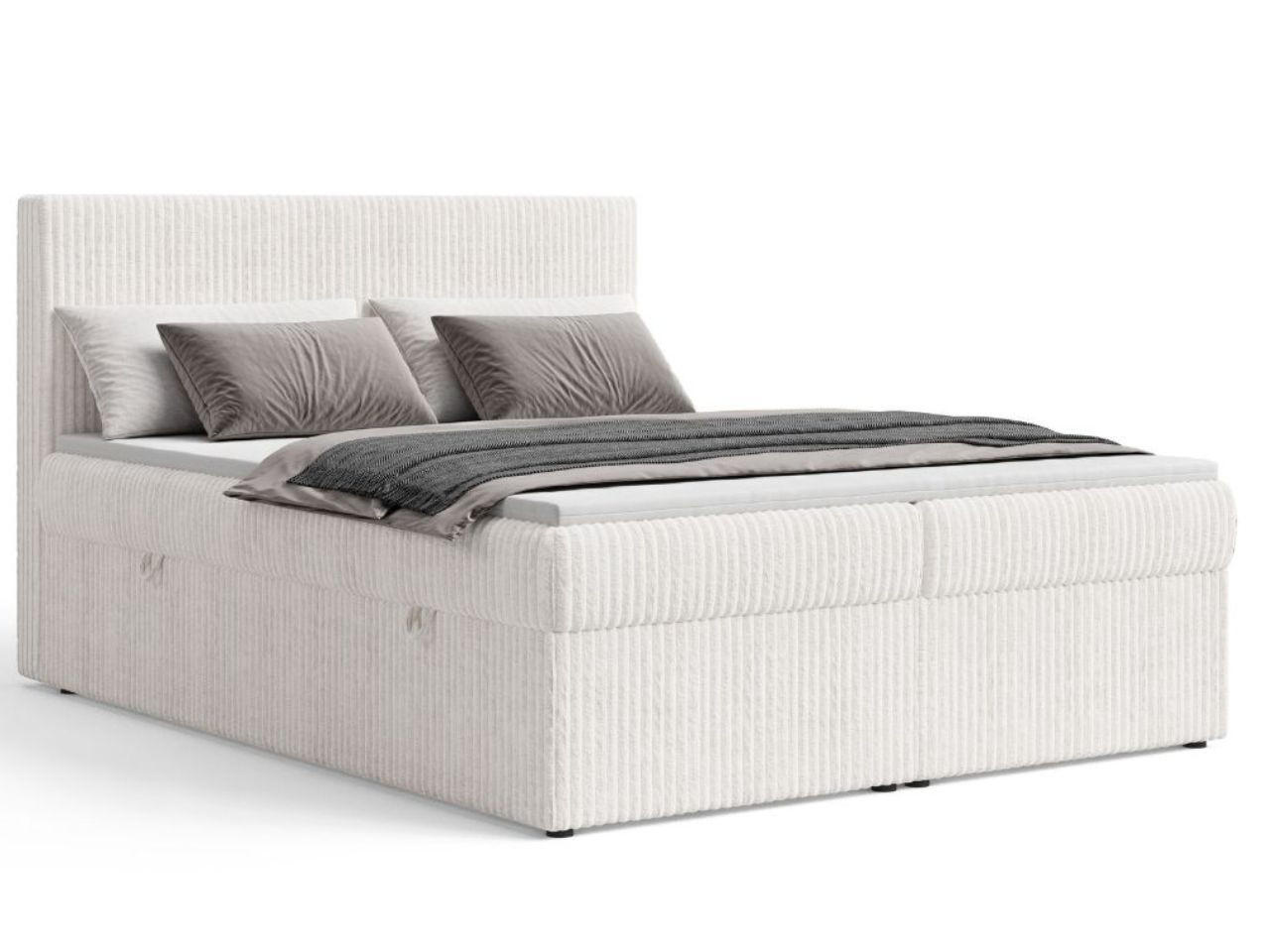 BOXBETT Brisa 180x200 Creme - Creme, Holz/Textil (180/200cm) - Graingold