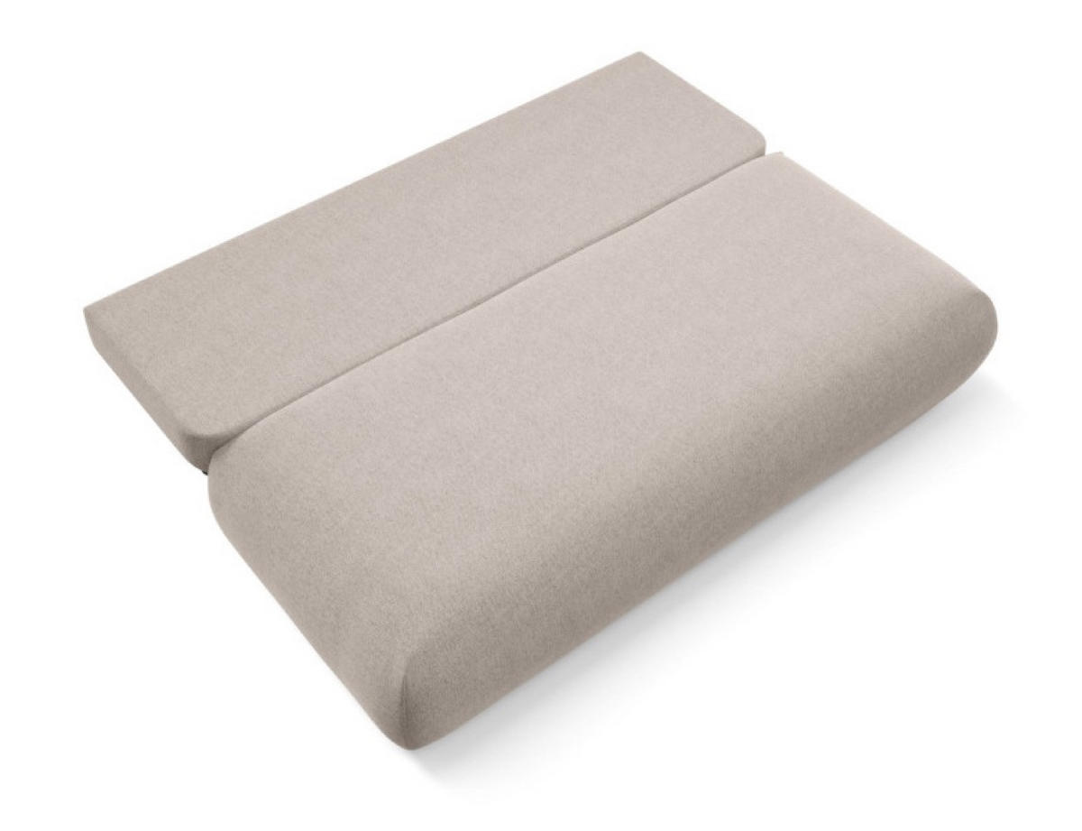 SOFA Beige OTO Mit Bonnellfederkern - Beige, Textil (206/90/92cm) - Sepro Meble