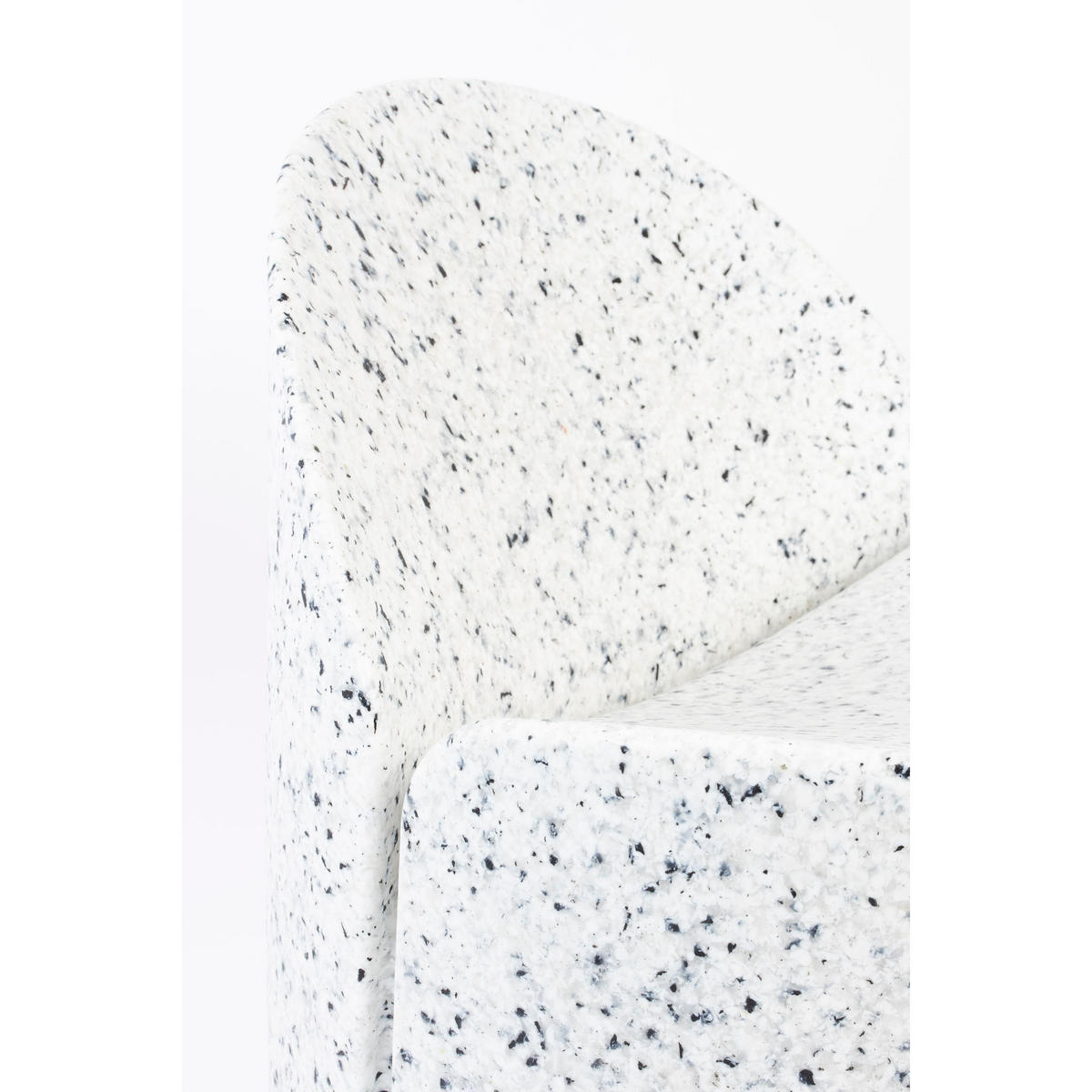 SESSEL Bloom Weiß/Terazzo - Weiß, Kunststoff (69/70/72cm) - Zuiver