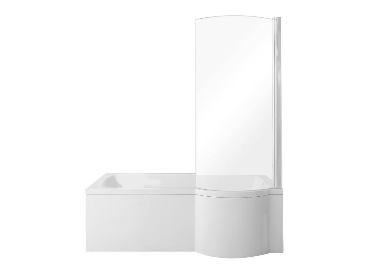 BADEWANNE Rechteck INSPIRO 160/70 Rechts mit Schürze Ablauf Füße - Weiß, Kunststoff (70/55/160cm) - bad land