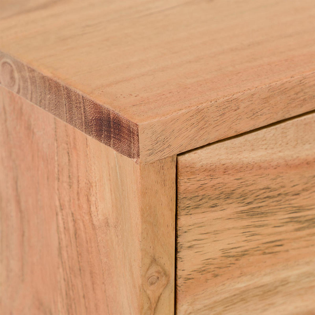 LOWBOARD UMA natur - Naturfarben, Holz (160/40/40cm) - IDIMEX