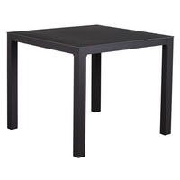 GARTENTISCH Tarifa - Schwarz, Metall (90/90/76cm) - Mr. Deko