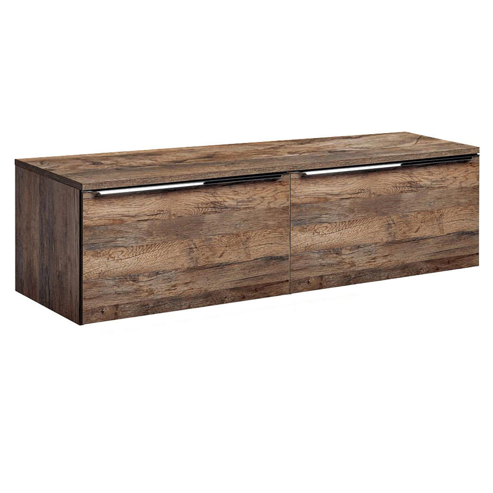 WASCHBECKENSCHRANK Puebla-56 - Braun, Holzwerkstoff (160/49/46cm) - Lomado