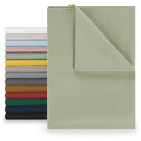 BETTTUCH ohne Gummi 240/275 cm, in Hellgrün - Hellgrün, Textil (275/240cm) - Blumtal