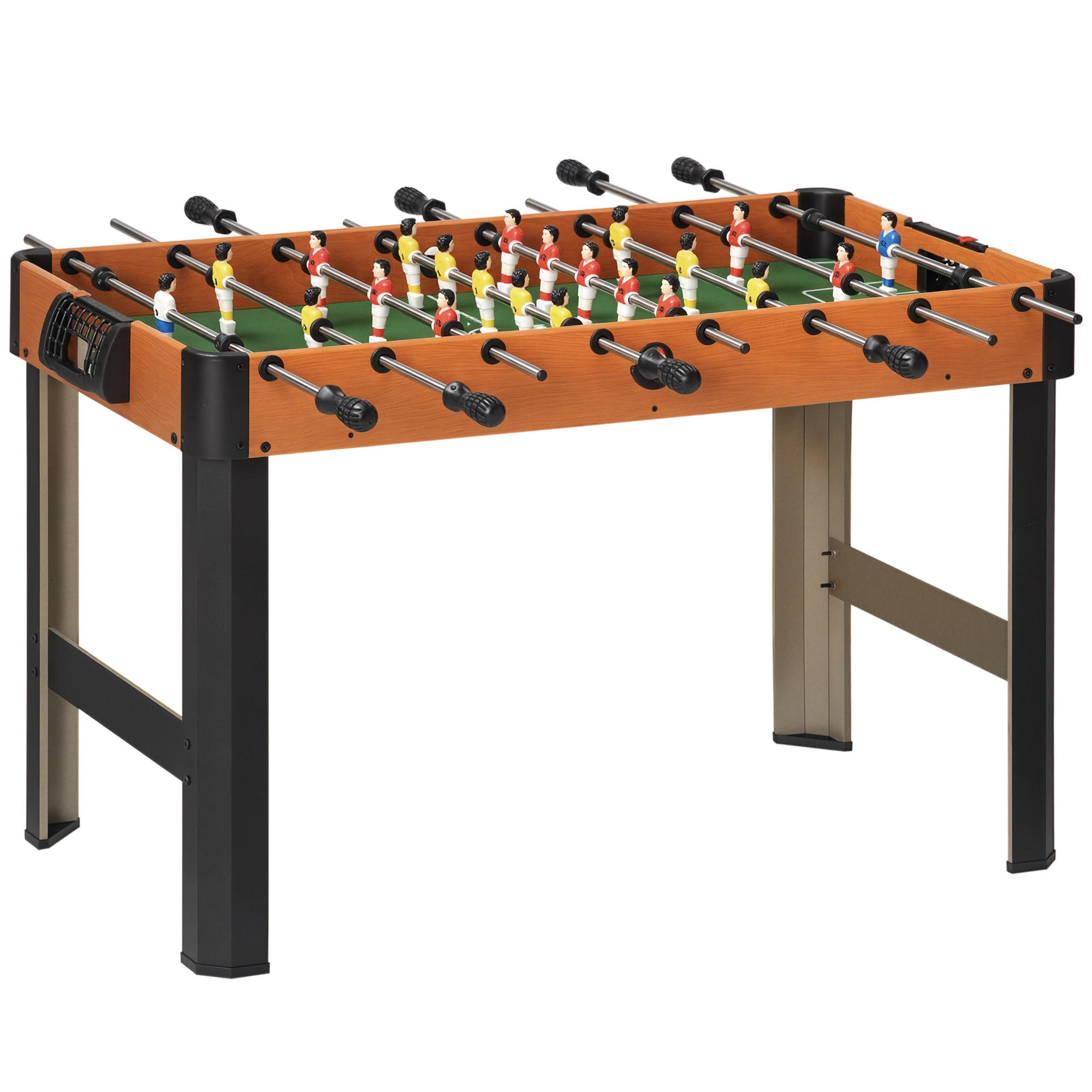 TISCHKICKER DE-10685 mit Punkteanzeige & rutschfesten Griffen Bunt - Braun, Holzwerkstoff (104/118cm) - ComfortXL