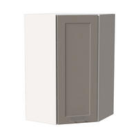 HÄNGESCHRANK Oslo W4/10/60 Weiß / Kaschmir Matt 60 / 60 / 96cm - Kaschmir/Weiß, Holz/Holzwerkstoff (60/96/60cm) - Feldmann-Wohnen