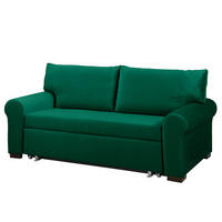 SCHLAFSOFA - Transparent/Grün, Birkenholz/Textil (205/95/90cm) - home24