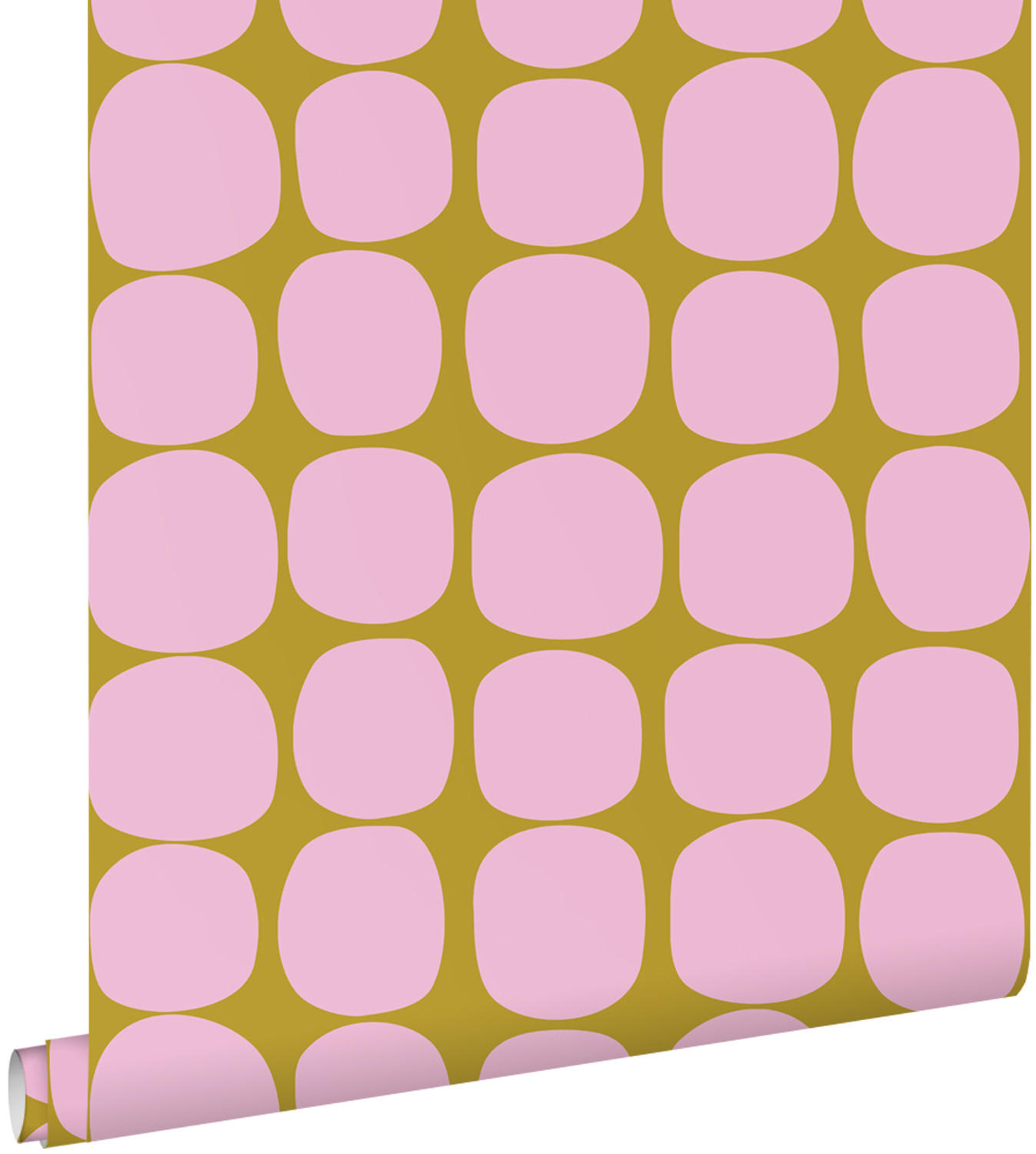 TAPETE grafisches Motiv 50 x 900 cm - Lila, Papier (50/0.1cm) - ESTAhome