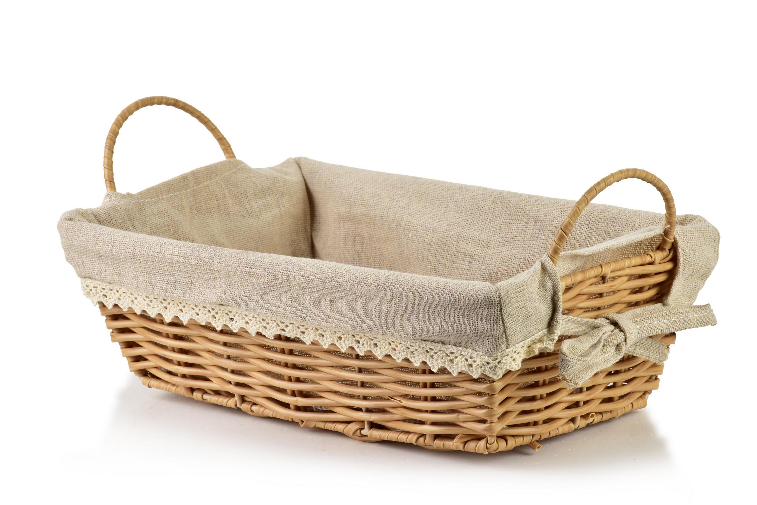 BROTKORB Will Naturfarbe 28x18x9 cm Kunststoff - Naturfarben, Kunststoff (18/9/28cm) - Mondex