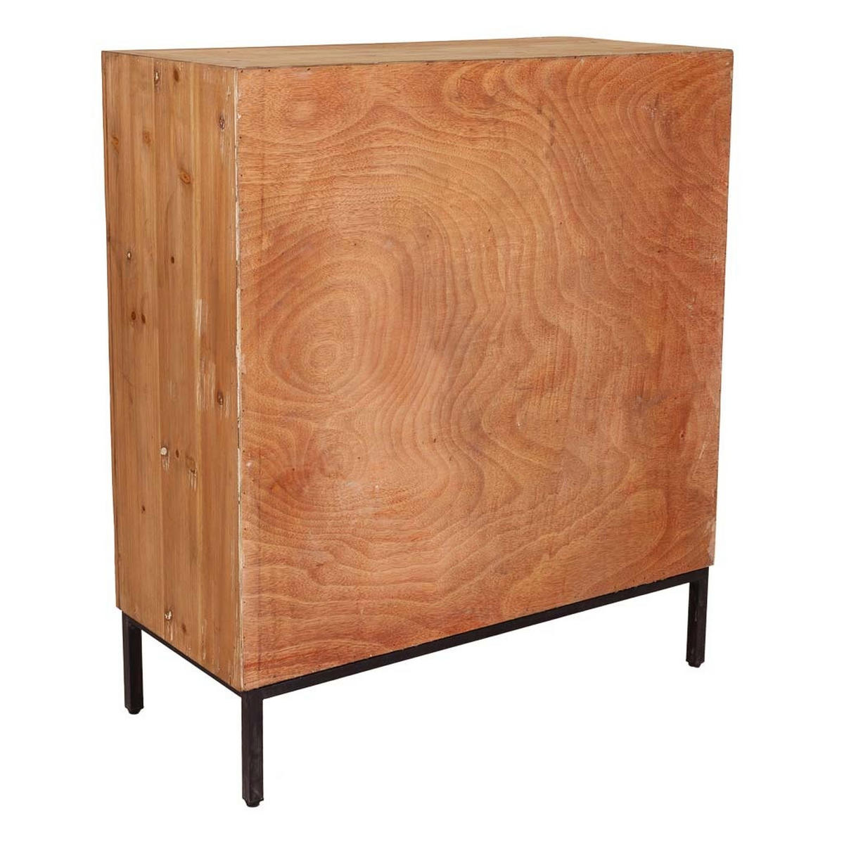 SIDEBOARD aus Holz und Metall 80x37x91 cm - Multicolor, Holz (80/91/36.5cm) - Wanderlust