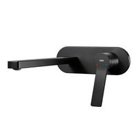 WASCHTISCHARMATUR mit Luftsprudler Messing Schwarz - Schwarz, Metall (21/7/28.8cm) - EMKE