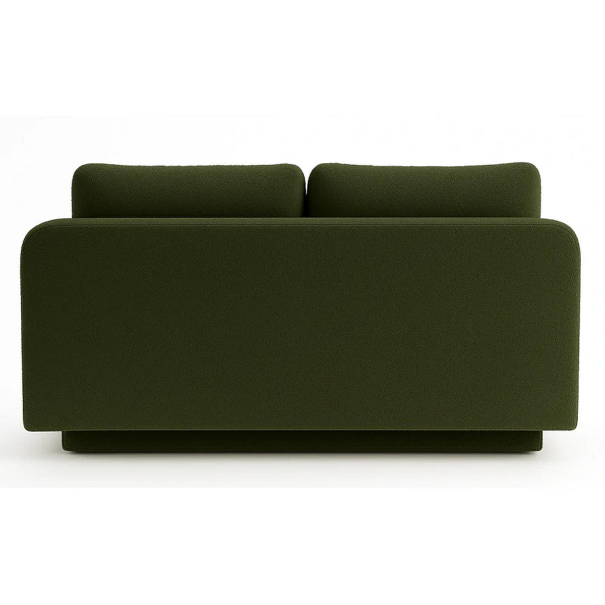 SCHLAFSOFA MAJA, Sofa mit Schlaffunktion und Bettkasten, Farbe: Grün, Bouclé-Stoff - Grün, Textil (209/96/96cm) - Sepro Meble