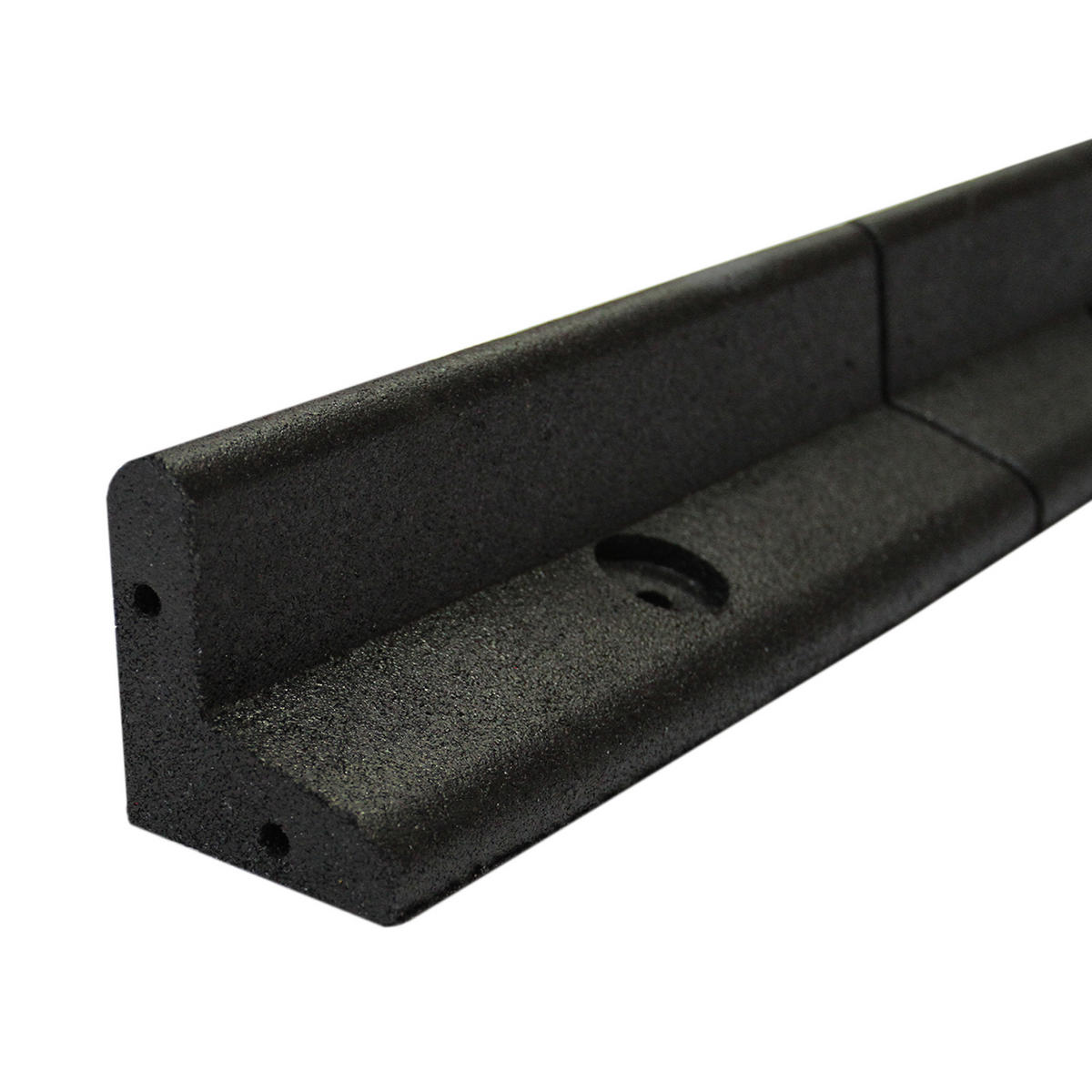 RASENKANTE Beeteinfassung Schwarz 10 Stück - Schwarz, Naturmaterialien (120/1/8cm) - Monstershop