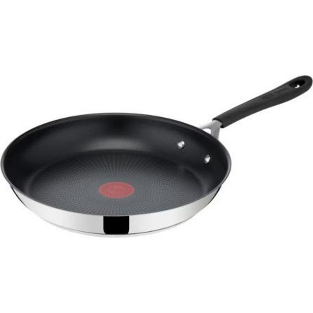 PFANNENSET J90931 4Tlg Silber Schwarz Induktion Antihaft - Silberfarben/Schwarz, Metall - Tefal