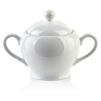 ZUCKERDOSE Basic weiß 11/17/11 cm Porzellan - Weiß, Keramik (11/11cm) - Mondex