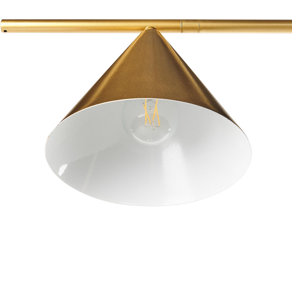 STEHLAMPE Mocal 28/35/155 cm - Goldfarben, Metall (28/35/155cm) - Beliani