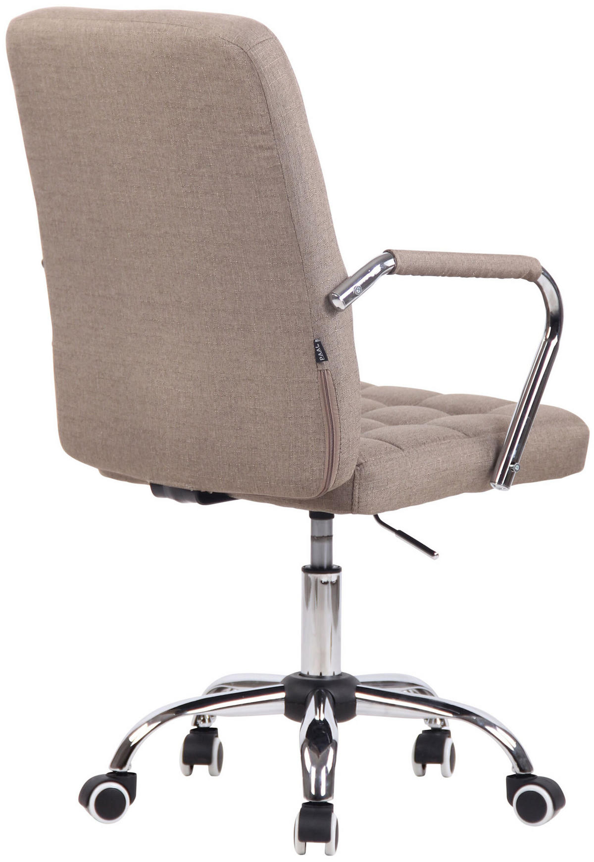 BÜROSTUHL Tenor, Stoff Taupe - Taupe, Textil/Metall (56/107/60cm) - TPFLiving