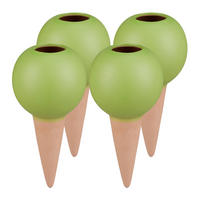 4XTONSPITZEN Bewässerung - Multicolor, Keramik (9/18/9cm) - Relaxdays